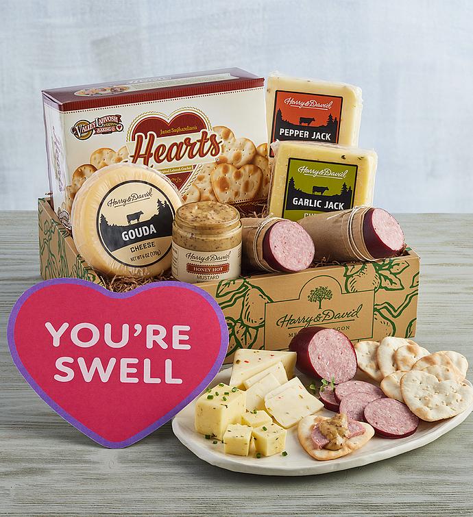 "You're Swell" Deluxe Meat and Cheese Gift Box